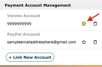 Payment Account Management