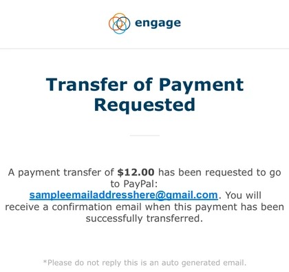 Transfer of Payment